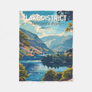 Lake District National Park England Reisen Fleecedecke