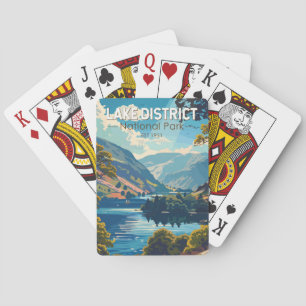 Lake District National Park England Reisen Spielkarten