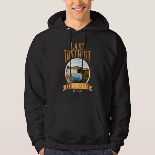 Lake District National Park Englische Landschaft C Hoodie (Vorderseite)