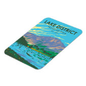 Lake District National Park Lake Buttermere Magnet (Linke Seite)
