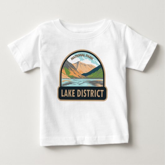 Lake District National Park Wasdale Head England Baby T-shirt (Vorderseite)