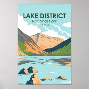 Lake District Nationalpark Wasdale Head England Poster