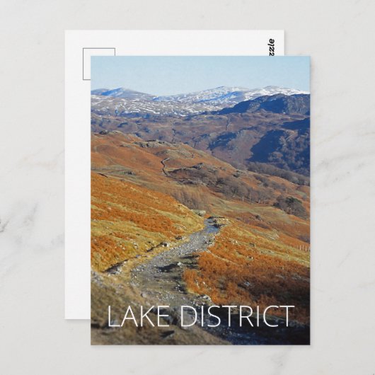 Lake District Postkarte (Vorne/Hinten)