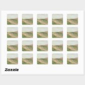 Lake District Quadratischer Aufkleber (Blatt)