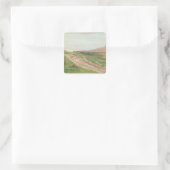 Lake District Quadratischer Aufkleber (Tasche)