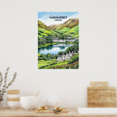 Lake District Sketch Poster (Küche)