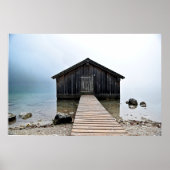 Lake Dock Boathouse Poster (Vorne)