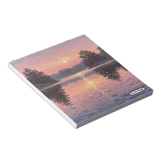 Lake During Dusk Notizblock (angewinkelt)