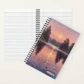 Lake During Dusk Notizblock (Innen)