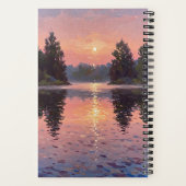 Lake During Dusk Notizblock (Rückseite)