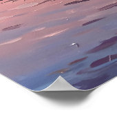 Lake During Dusk Poster (Ecke)