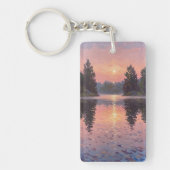 Lake During Dusk Schlüsselanhänger (Vorderseite)