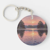 Lake During Dusk Schlüsselanhänger (Vorderseite)