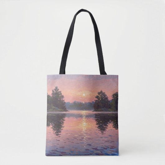 Lake During Dusk Tasche (Vorderseite)