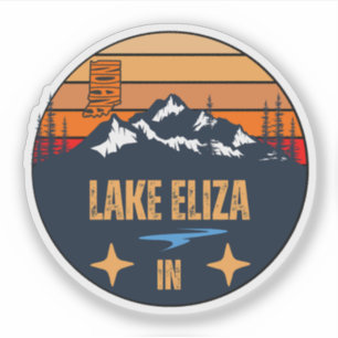 Lake Eliza, Indiana Aufkleber