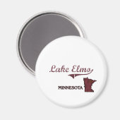 Lake Elmo Minnesota City Classic Magnet (Vorderseite/Rückseite)