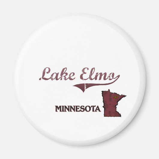 Lake Elmo Minnesota City Classic Magnet (Vorne)