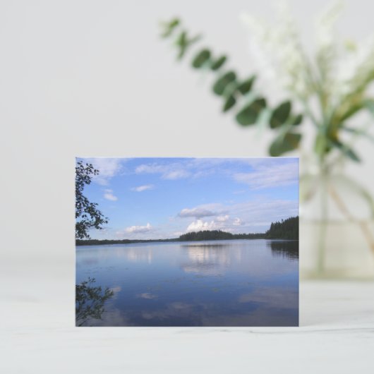 Lake Emmes Postkarte (Stehend Vorderseite)