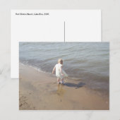 Lake Erie Beach Postkarte (Vorne/Hinten)