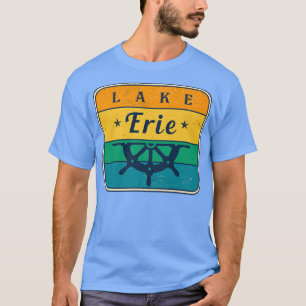 Lake Erie Boating Vintag Fischen T-Shirt