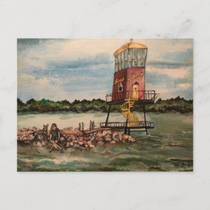 Lake Erie Causeway, Sandusky, Ohio Postcard Postkarte