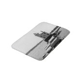 Lake Erie Lighthouse Badematte (Schrägansicht)