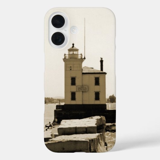 Lake Erie Lighthouse Case-Mate iPhone Hülle (Rückseite)