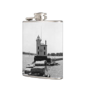 Lake Erie Lighthouse Flachmann (Links)