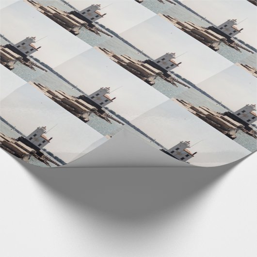 Lake Erie Lighthouse Geschenkpapier (Ecke)