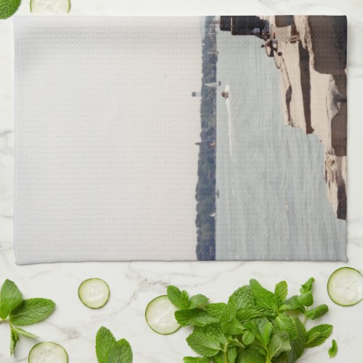 Lake Erie Lighthouse Handtuch (Gefaltet)