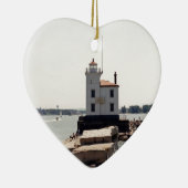 Lake Erie Lighthouse Keramik Ornament (Rechts)