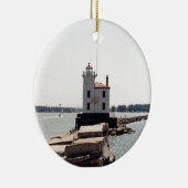 Lake Erie Lighthouse Keramik Ornament (Rechts)