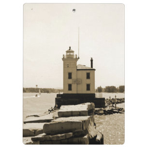 Lake Erie Lighthouse Klemmbrett