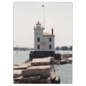 Lake Erie Lighthouse Klemmbrett (Rückseite)