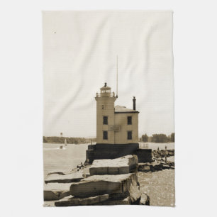 Lake Erie Lighthouse Küchentuch