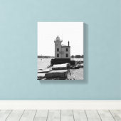 Lake Erie Lighthouse Leinwanddruck (Insitu (Holzboden))