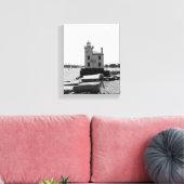 Lake Erie Lighthouse Leinwanddruck (Insitu (Wohnzimmer))