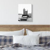Lake Erie Lighthouse Leinwanddruck (Insitu (Schlafzimmer))
