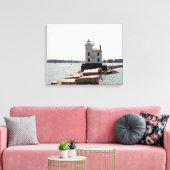 Lake Erie Lighthouse Leinwanddruck (Insitu (Wohnzimmer))