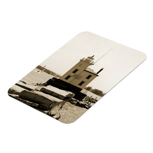 Lake Erie Lighthouse Magnet (Linke Seite)