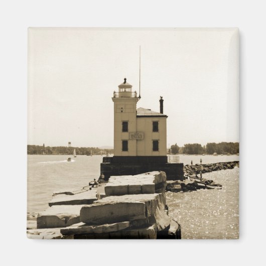 Lake Erie Lighthouse Magnet (Vorne)