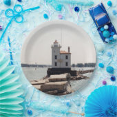Lake Erie Lighthouse Pappteller (Party)