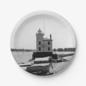 Lake Erie Lighthouse Pappteller (Vorderseite)