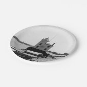 Lake Erie Lighthouse Pappteller (Schrägansicht)