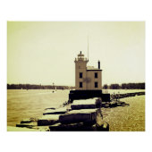 Lake Erie Lighthouse Poster (Vorderseite)