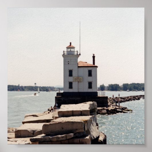 Lake Erie Lighthouse Poster (Vorne)