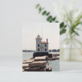 Lake Erie Lighthouse Postkarte (Stehend Vorderseite)