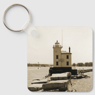 Lake Erie Lighthouse Schlüsselanhänger