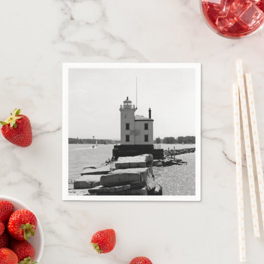 Lake Erie Lighthouse Serviette (Beispiel)
