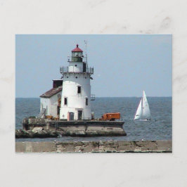 Lake Erie Lighthouse Summer Postkarte